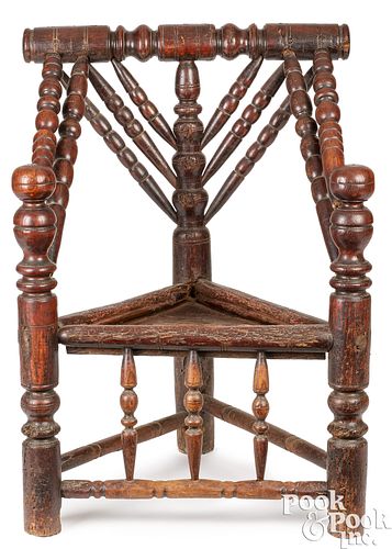 GEORGE I TURNERS CHAIR, CA.