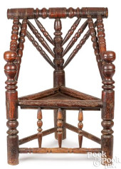 GEORGE I TURNERS CHAIR, CA. 17