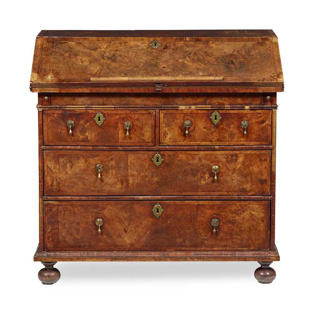 GEORGE I WALNUT BUREAU EARLY 18TH