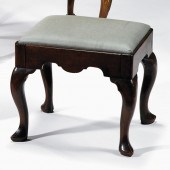 George I walnut footrest    fi