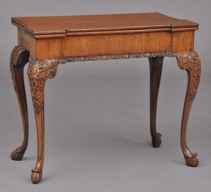 GEORGE II CARVED AND INLAID