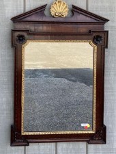 GEORGE II CARVED & GILT MAHOGA