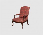 GEORGE II CARVED MAHOGANY GAIN
