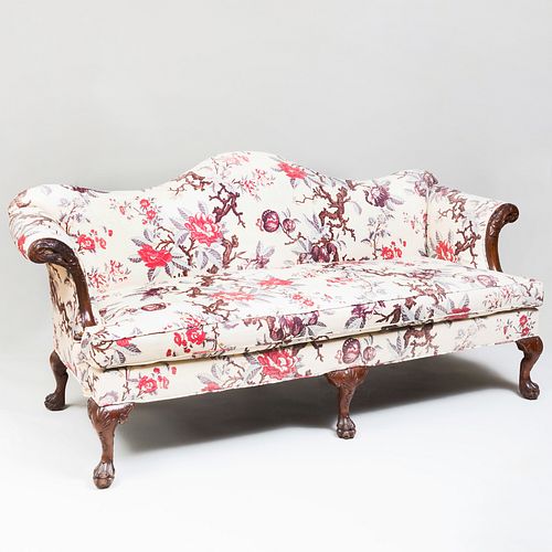 GEORGE II CARVED MAHOGANY