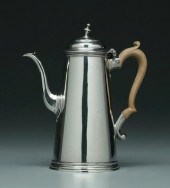 George II English silver coffe