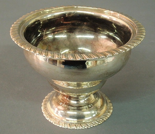 George II English silver waste bowl