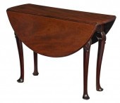 GEORGE II FIGURED CARVED MAHOG