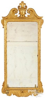 GEORGE II GILTWOOD LOOKING GLA