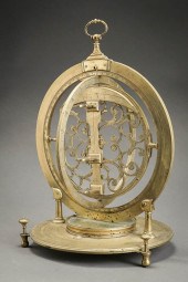 GEORGE II-III BRASS 18-INCH GE