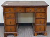 GEORGE II-III WALNUT KNEE-HOLE