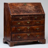 GEORGE II INALID WALNUT SLANT-