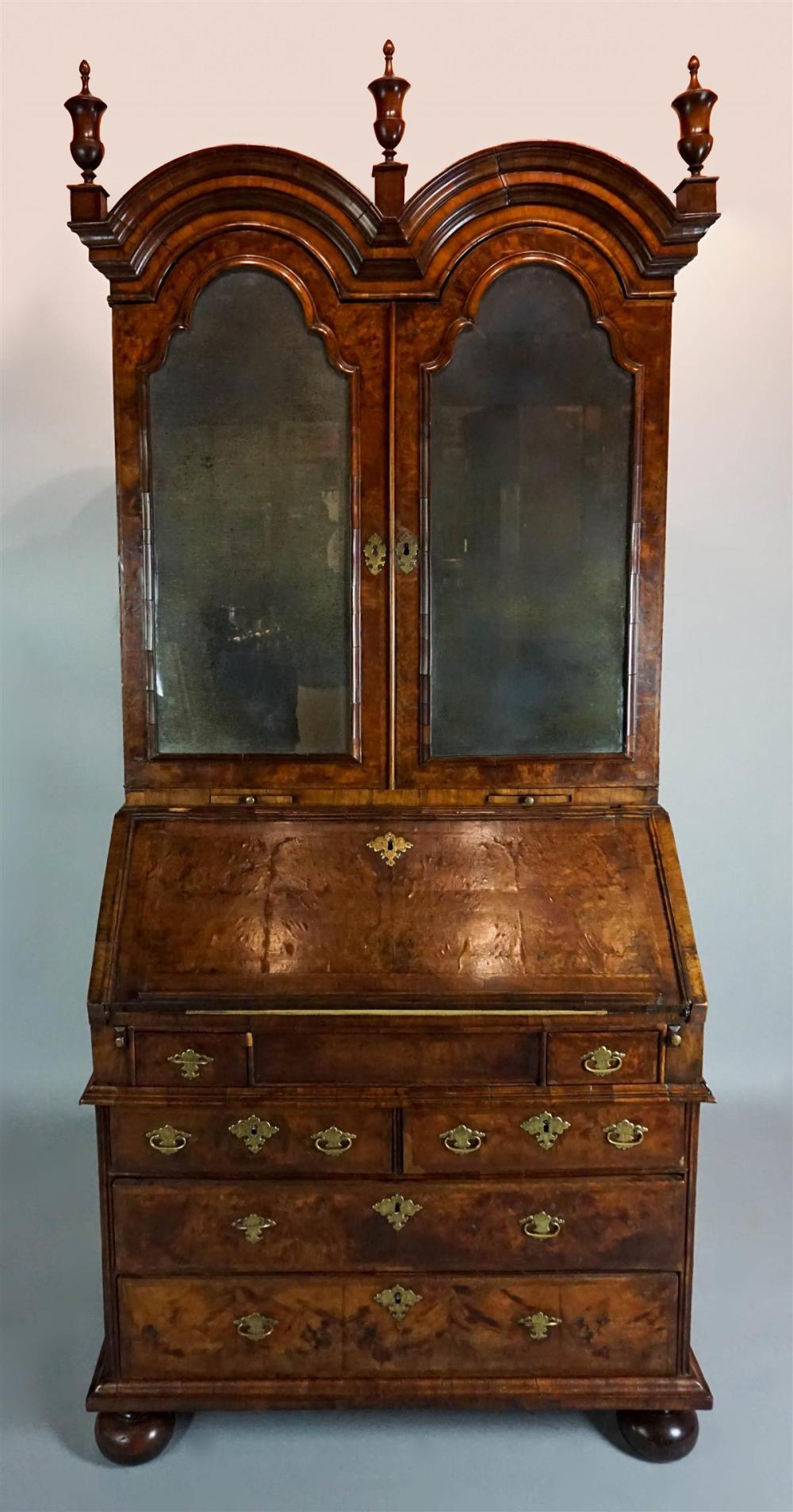 GEORGE II INLAID WALNUT DOUBLE