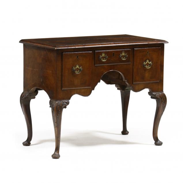 GEORGE II INLAID WALNUT LOWBOY