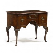 GEORGE II INLAID WALNUT LOWBOY