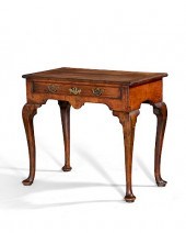 GEORGE II INLAID WALNUT SIDE T