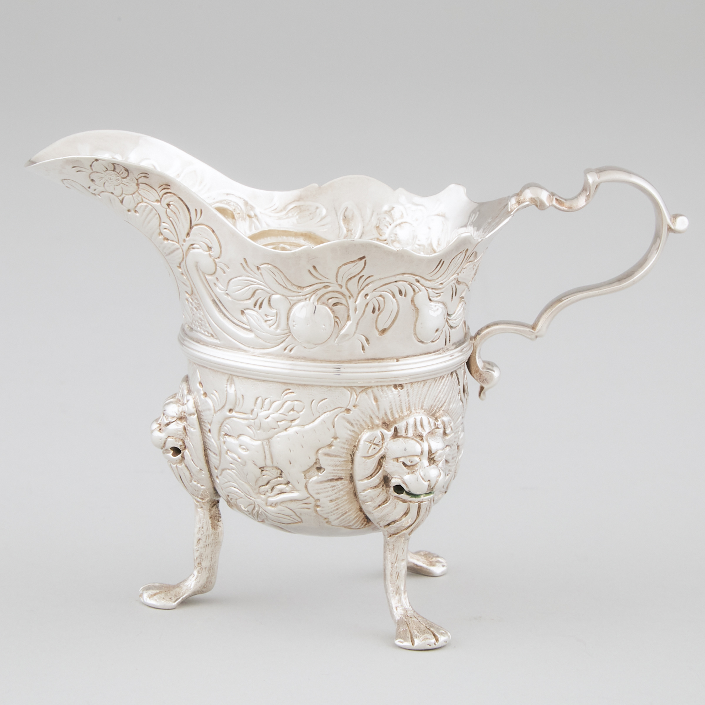 George II Irish Silver Cream Jug,
