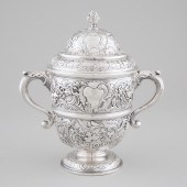 George II Irish Silver Two-Han