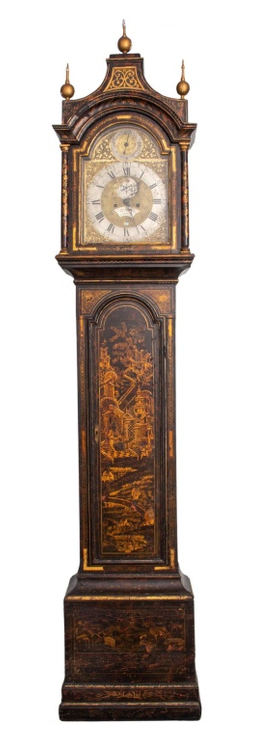 GEORGE II JAPANNED & FAUX