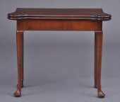 GEORGE II MAHOGANY ACCORDIAN A