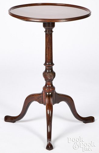 GEORGE II MAHOGANY CANDLESTAND, CA.