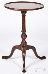 GEORGE II MAHOGANY CANDLESTAND