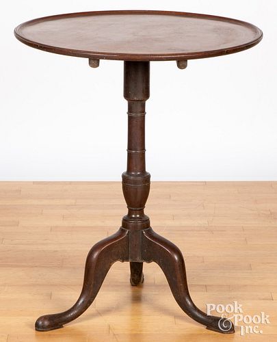 GEORGE II MAHOGANY CANDLESTAND,