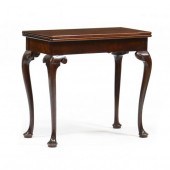 GEORGE II MAHOGANY CONCERTINA-