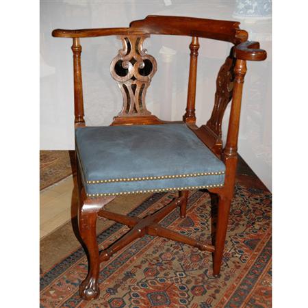 George II Mahogany Corner