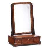GEORGE II MAHOGANY DRESSING MI