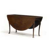 GEORGE II MAHOGANY DROP LEAF D