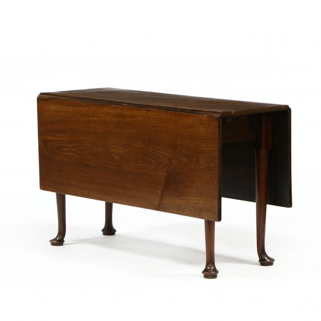 GEORGE II MAHOGANY DROP LEAF DINING