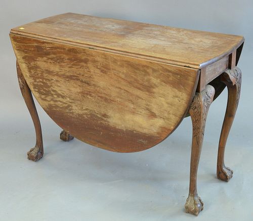 GEORGE II MAHOGANY DROP LEAF