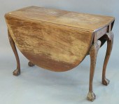 GEORGE II MAHOGANY DROP LEAF T