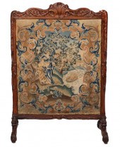 GEORGE II MAHOGANY FRAME NEEDL