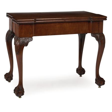George II Mahogany Games Table 	 