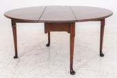 GEORGE II MAHOGANY GATE-LEG TA