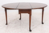 GEORGE II MAHOGANY GATE-LEG TA