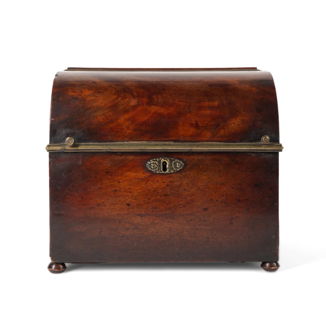 GEORGE II MAHOGANY LIQUOR CASE