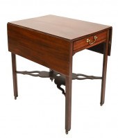 GEORGE II MAHOGANY PEMBROKE DR