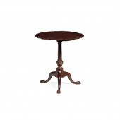 GEORGE II MAHOGANY PIECRUST TE