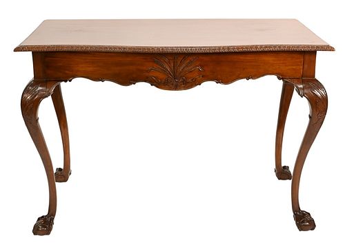 GEORGE II MAHOGANY PIER TABLE,