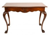 GEORGE II MAHOGANY PIER TABLE,