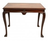 GEORGE II MAHOGANY PIER TABLE,