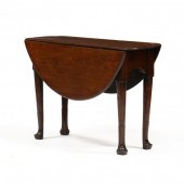 GEORGE II MAHOGANY STOCKING FO