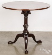 GEORGE II MAHOGANY TEA TABLE,
