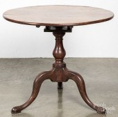 GEORGE II MAHOGANY TEA TABLE,