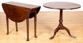GEORGE II MAHOGANY TEA TABLE A