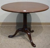 GEORGE II MAHOGANY TILT-TOP BI
