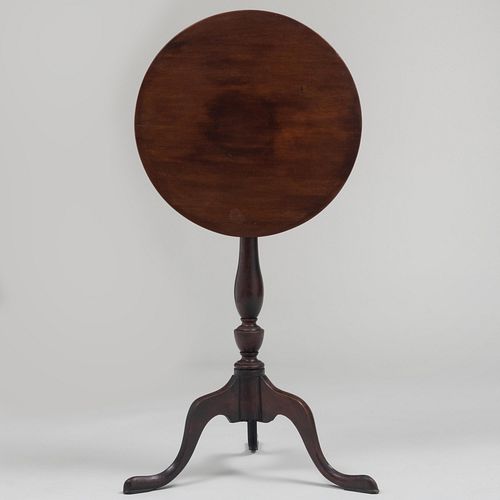 GEORGE II MAHOGANY TILT-TOP