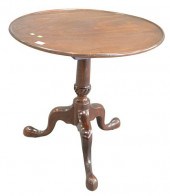 GEORGE II MAHOGANY TIP AND TUR